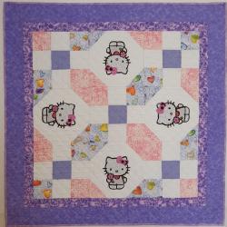 Baby quilt - Hello Kitty